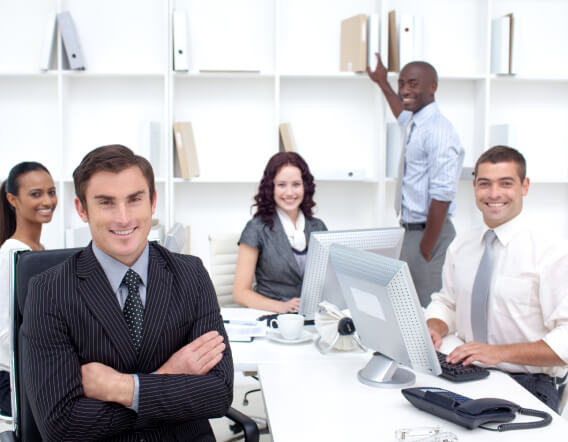 Growing business team